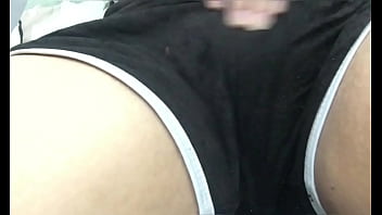 Asian babe maaturbated when she got off from work