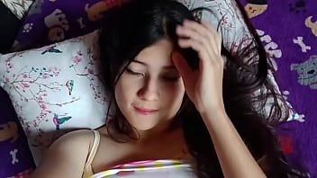 Young housewife gets excited and masturbates she loves having her clitoris touched