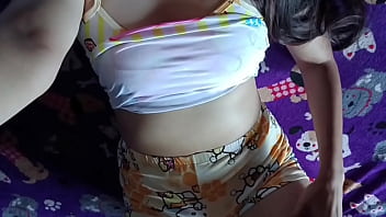 Young housewife gets excited and masturbates she loves having her clitoris touched