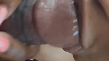 This woman is surgical with sucking on a dick