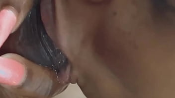 This woman is surgical with sucking on a dick