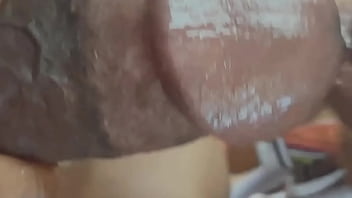 This woman is surgical with sucking on a dick