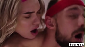 Horny Tgirl Emma Rose Tries Banging Her Gym Bodys Tight Butthole thumbnail