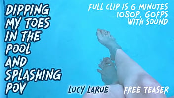 Dipping My Toes In The Pool And Splashing Pov thumbnail