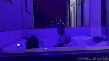 My bbc lover fucks my mouth and i swallow the cum in front of my cuckold husband