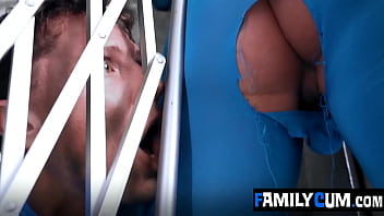 He used that hole in my clothes to finger me until he could relieve all of my stress familycum