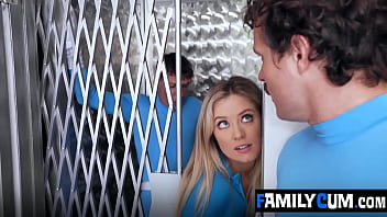 He used that hole in my clothes to finger me until he could relieve all of my stress familycum