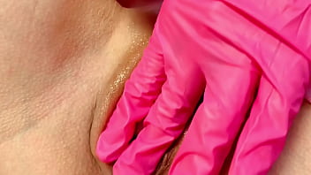 Glove mia mimi gloved pussy fucking