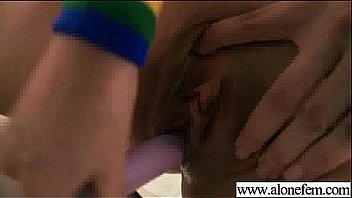 Amateur horny sexy girl masturbating with toys movie 04