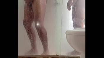 I find my mature mother in law in the shower touching herself and it ended up joining in