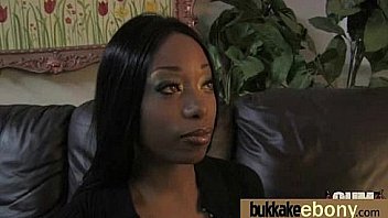 Black pornstar debut bukkake 4