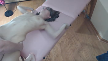 Mia mynx taking it on a table Mia mynx taking it on a table