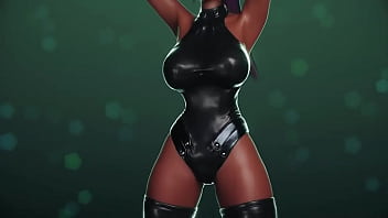 Sexy culo negro ebano shihouin yoruichi twerk