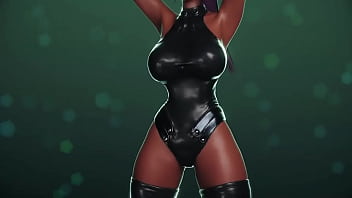 Sexy culo negro ebano shihouin yoruichi twerk