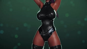 Sexy culo negro ebano shihouin yoruichi twerk