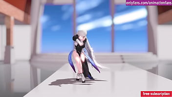 Chica animacion caliente