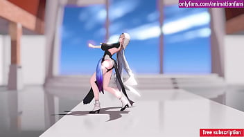 Chica animacion caliente