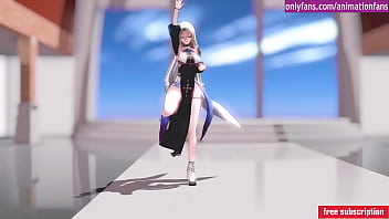 Chica animacion caliente