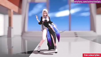 Chica animacion caliente