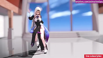 Chica animacion caliente