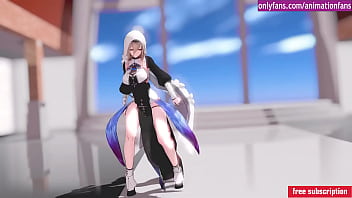 Chica animacion caliente