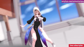 Chica animacion caliente