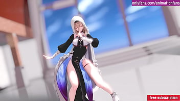 Chica animacion caliente