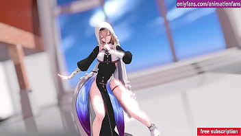 Chica animacion caliente