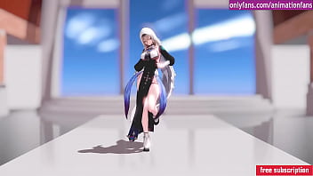 Chica animacion caliente