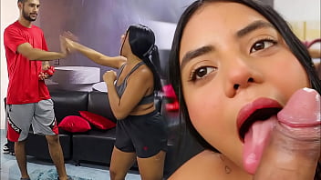 Instructor gives boxing lessons to his indian student and they end up sucking his dick natalygirl