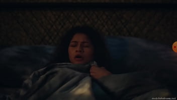 Rue masturbates in bed almost got caught