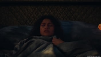 Rue masturbates in bed almost got caught