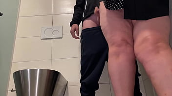 I couldn't resist and cum on my mother in law's thigh