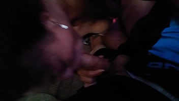 My sexy red boned wife swollowing my cock