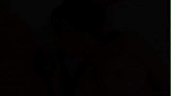 Enema babe assfucked and jizzed on big tits