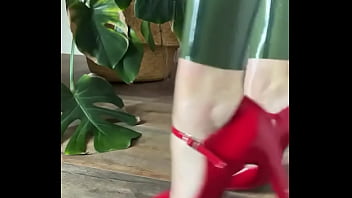 I love my transparent olive catsuit