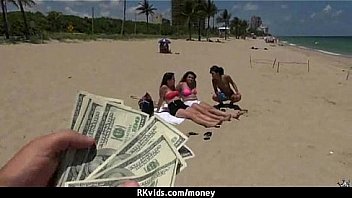 Tight teen fucks a man in front of the camera for cash 4