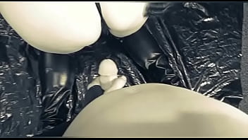 Peeing on milf ass and boobs