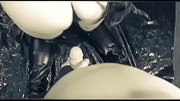 Peeing on milf ass and boobs