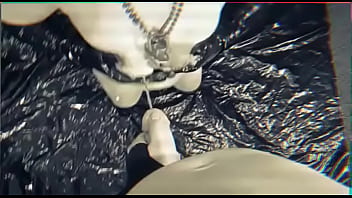 Peeing on milf ass and boobs