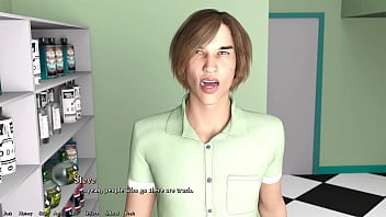 Being a dik #02 josy the store clerk wants to go on a date