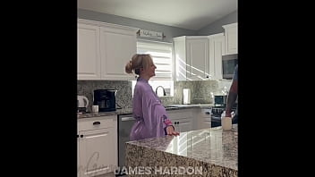 Blonde hotwife cucks husband and takes creampie bbc