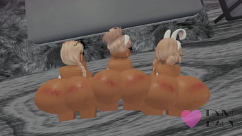 Taking turns with 3 slutty girls