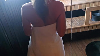 Hotwife called me to the sauna
