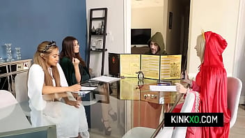 Teen Bffs Spice Up A Boring Game Night By Sharing Stud's Cock In Foursome thumbnail