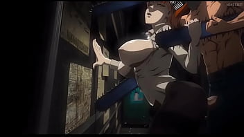 El chainsaw man se folla a makima animation
