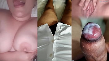 Vi minha ex se masturbando e deixando sua bucetinha apertadinha toda molhadinha e fui bater uma punheta no pinto pequeno