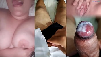 Vi minha ex se masturbando e deixando sua bucetinha apertadinha toda molhadinha e fui bater uma punheta no pinto pequeno