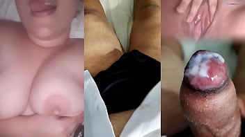 Vi minha ex se masturbando e deixando sua bucetinha apertadinha toda molhadinha e fui bater uma punheta no pinto pequeno