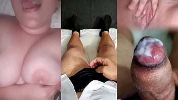 Vi minha ex se masturbando e deixando sua bucetinha apertadinha toda molhadinha e fui bater uma punheta no pinto pequeno